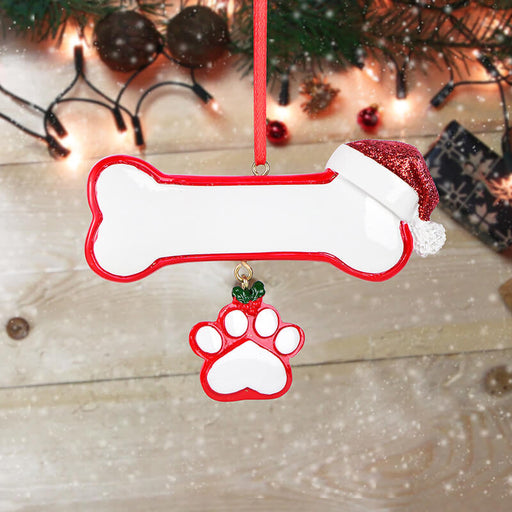 Personalized Dog bone of Christmas Ornament # 61621