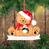 Bear of Single Christmas Ornaments 61603 - WholesaleOrnaments