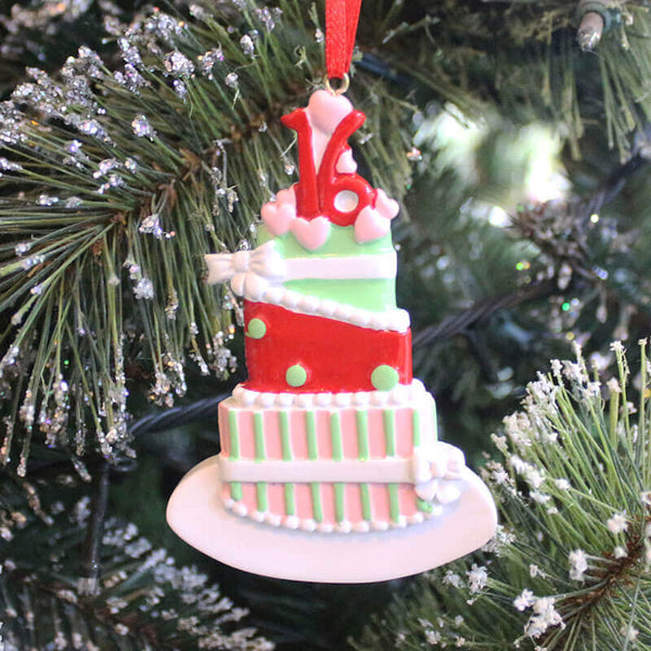 Cake Of Single Christmas ornament 61273 - WholesaleOrnaments