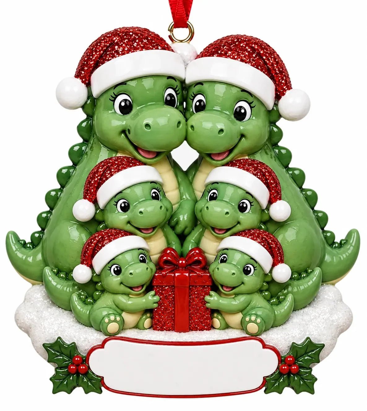 2026 Wholesale Dinosaur Family Christmas Ornaments - WholesaleOrnaments