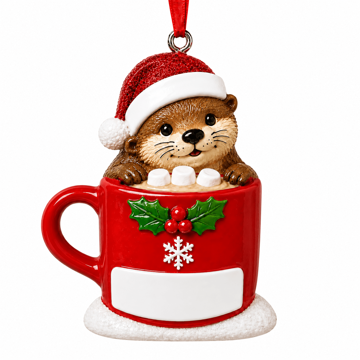 2026 Wholesale Otter Family Christmas Ornaments - WholesaleOrnaments