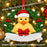 Duckling Holly Wreath Christmas Ornament - WholesaleOrnaments