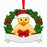 Personalized Resin Duckling Holly Wreath Christmas Ornament | WS6295-1 - WholesaleOrnaments