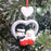 Heart With  Two Person Christmas Ornament #61276