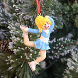 Skate Single Girl Christmas Ornament — model 61280