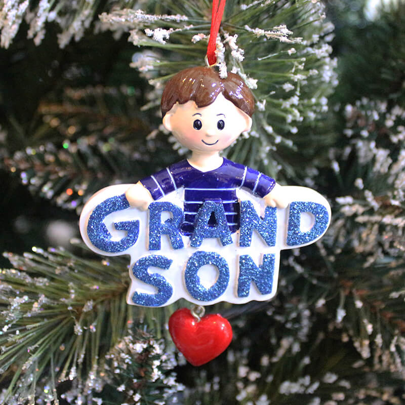 Grandson Of Single Christmas Ornament — model 61284