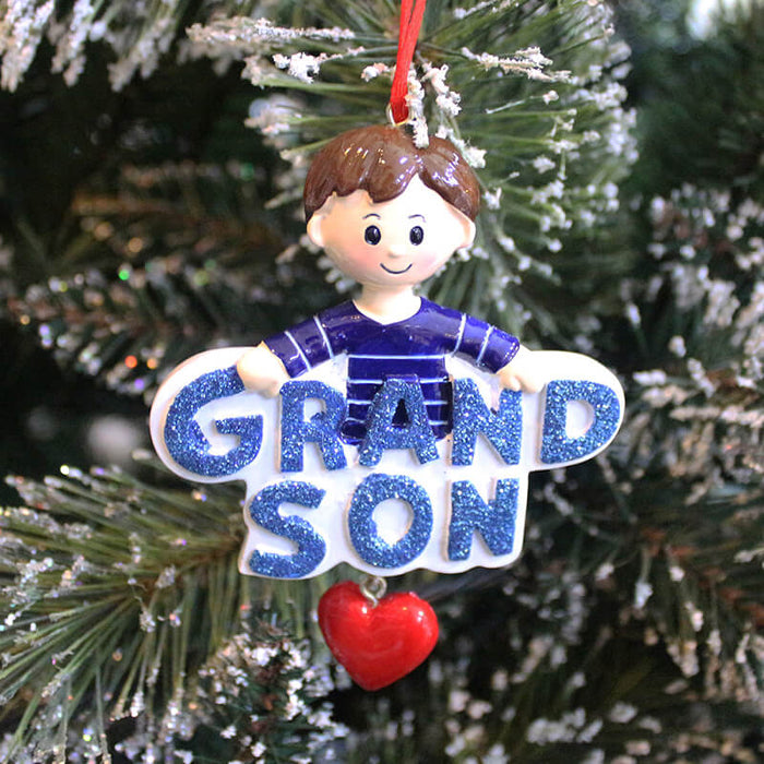 Grandson Of Single  Christmas Ornament #61284