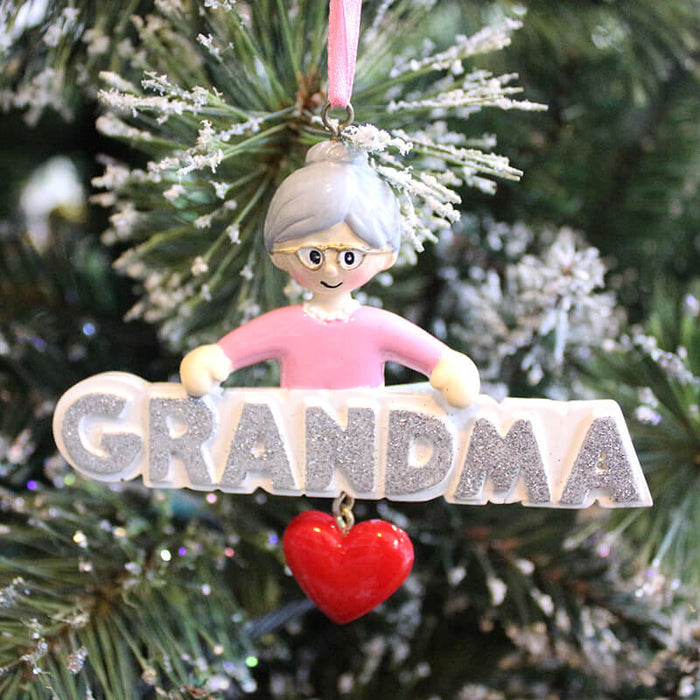 Grandma Of Single  Christmas Ornament #61285