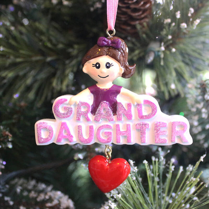 Granddaughter of Single  Christmas Ornament #61288