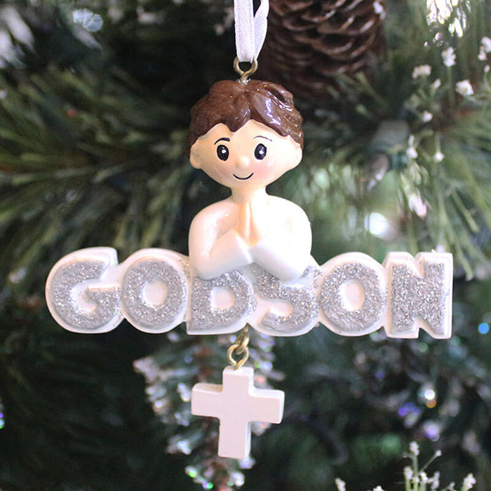 Godson of Single  Christmas Ornament #61291