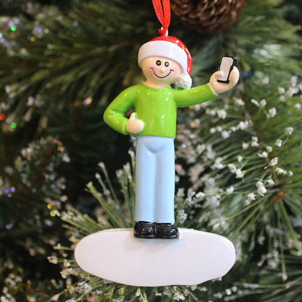 Boy of Single Christmas Ornament — model 61301