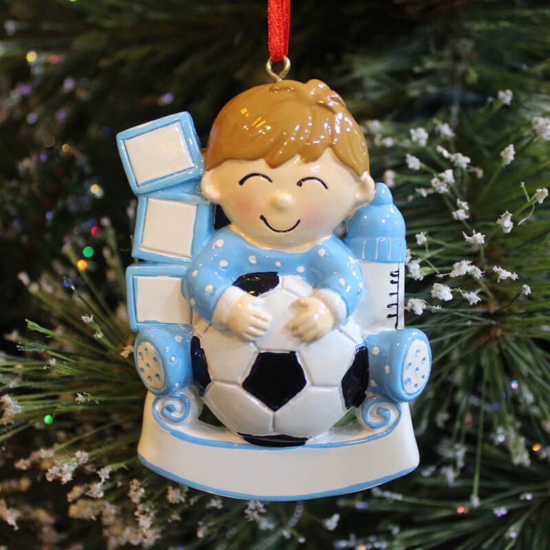 Soccer boy Of Christmas Ornament — model 61305