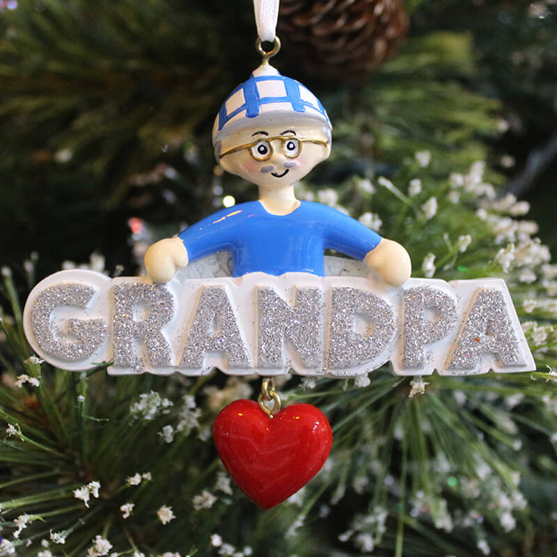 Grandpa Of Single Christmas Ornament — model 61310