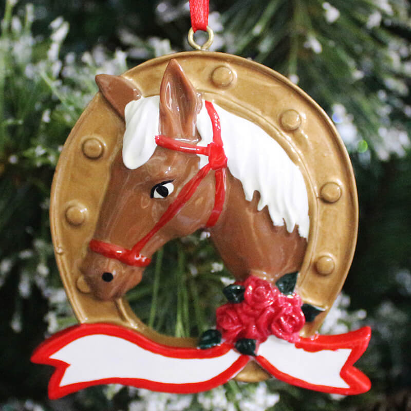 Horse Of Single Christmas Ornament — model 61327