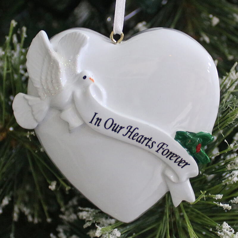 Heart Of Single Christmas Ornament — model 61340