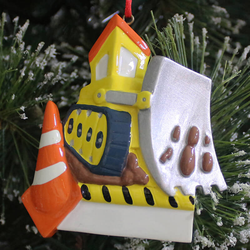 Excavator Of Single Christmas Ornament — model 61345