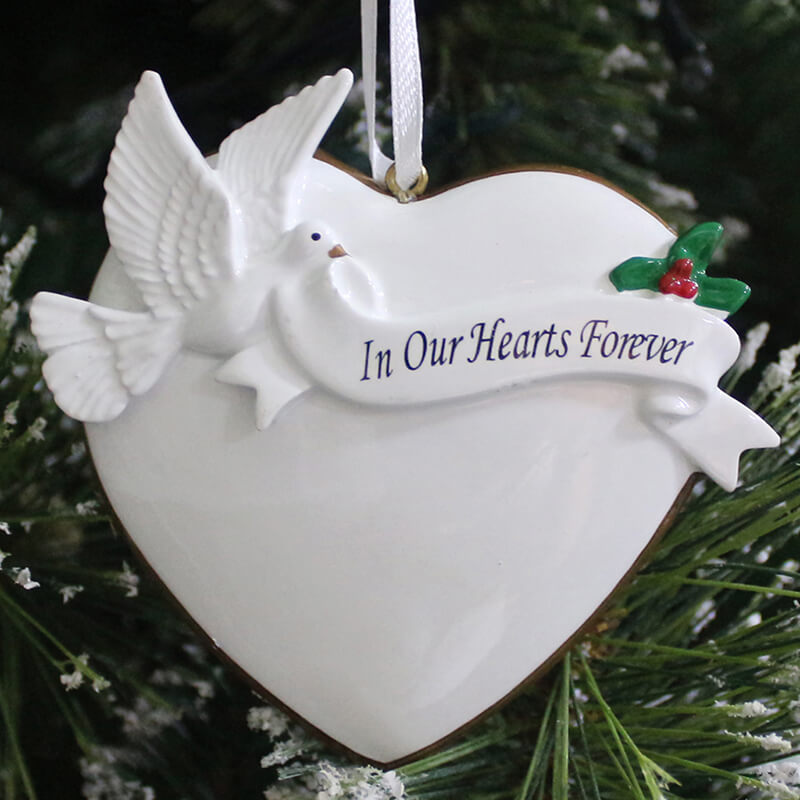 Heart of Single Christmas Ornament — model 61346