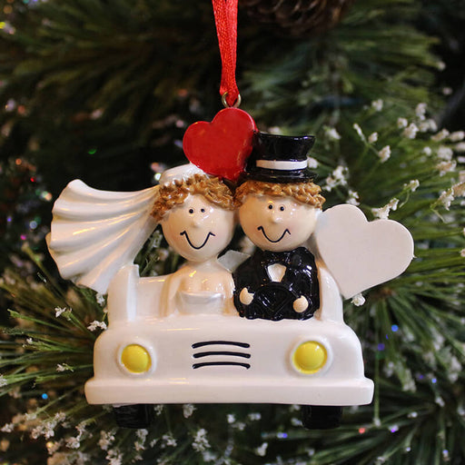 Wedding Of Couple Christmas Ornament#61356