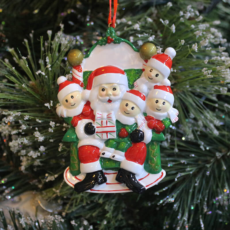 Family Christmas Ornament — model 61434
