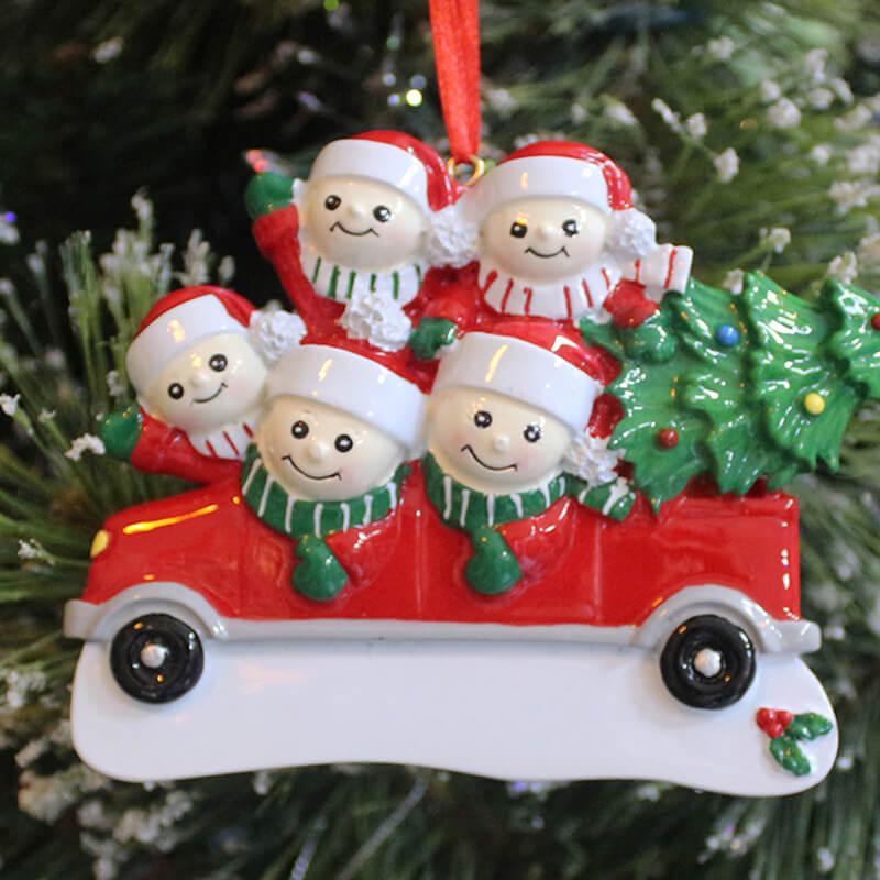Family Christmas Ornament — model 61449