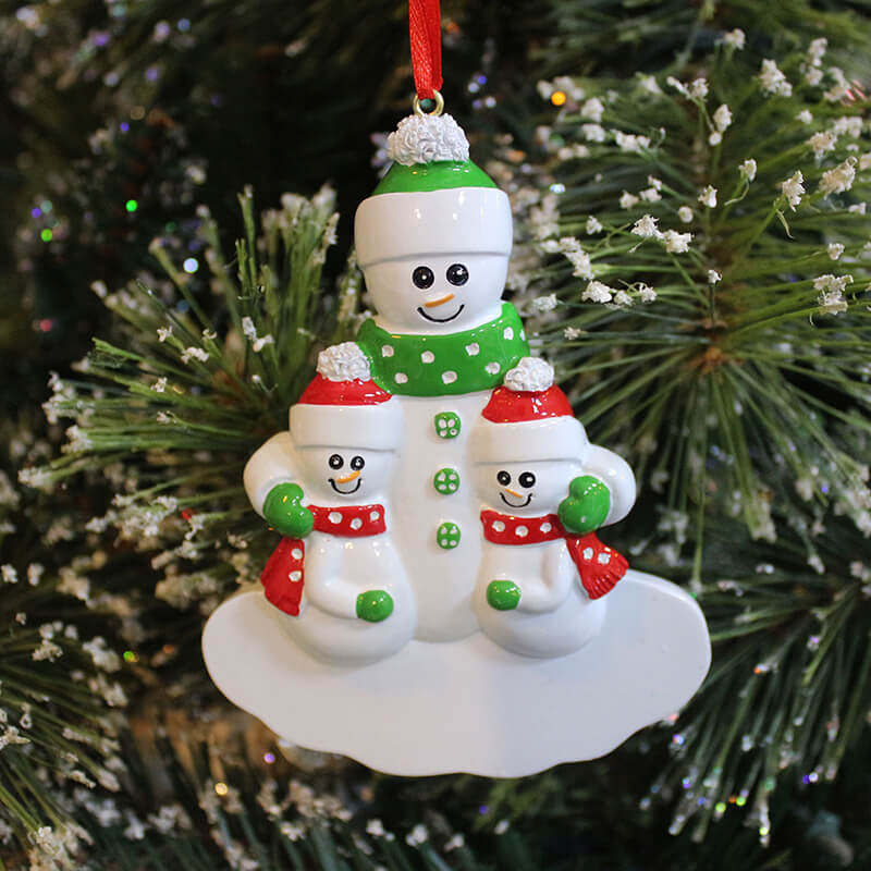 Snowman Of Family Christmas Ornament — model 61452