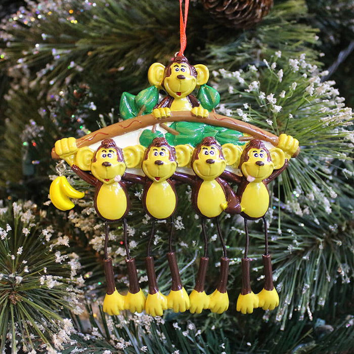 Family Christmas Ornament - Monkey Family #61453