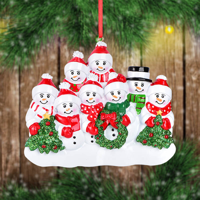 Snowman Of Family Christmas Ornament #61543