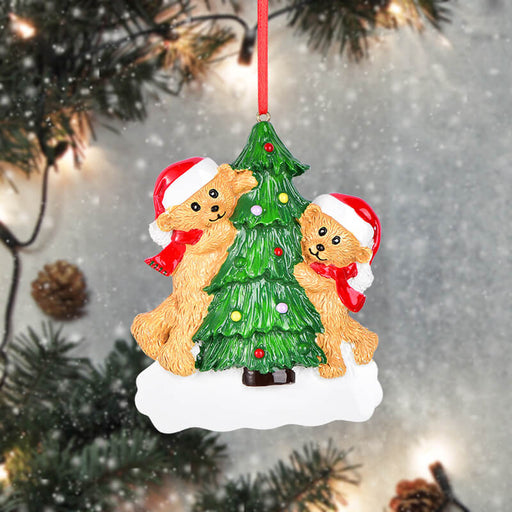 Brown Bear Of Family Christmas Ornament #61544