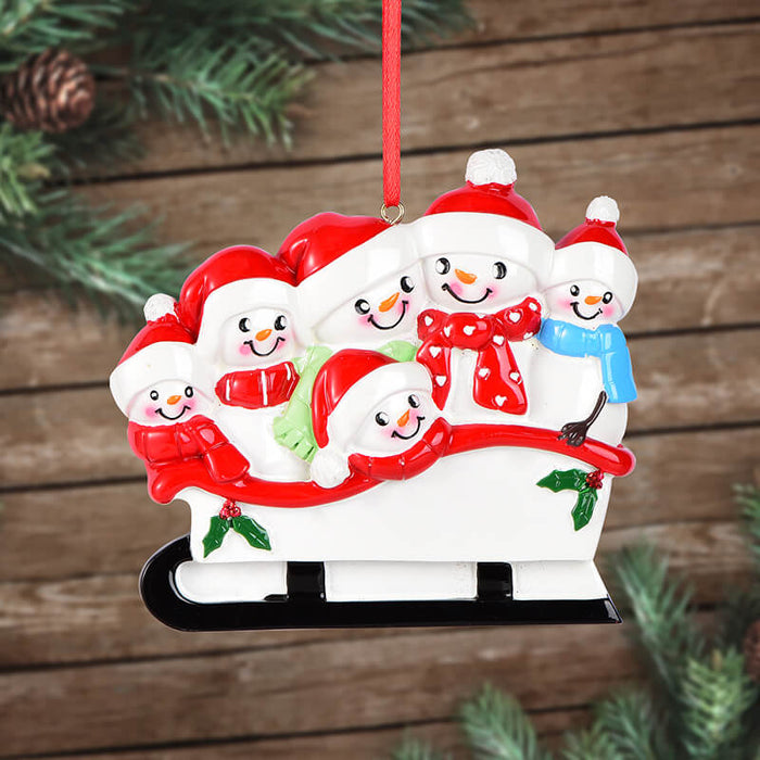 Snow Man Of Family Christmas Ornament #61563