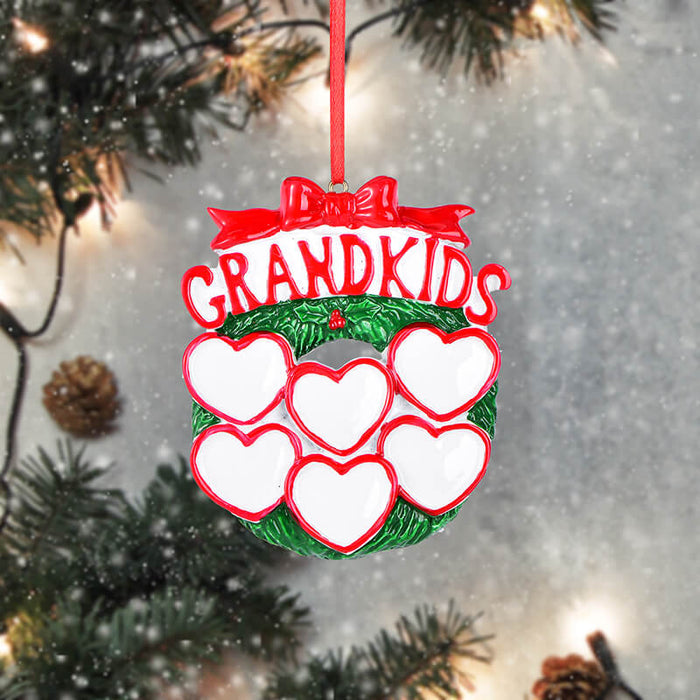 Personalized Family Grandkids Ornaments #61568
