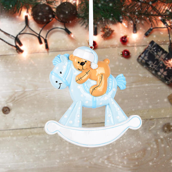 Bear With Trojan Personalized Christmas Ornament #61575