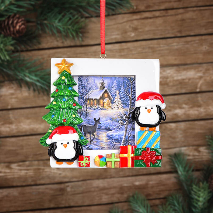 Personalized Christmas Penguin Of photo Frame #61580