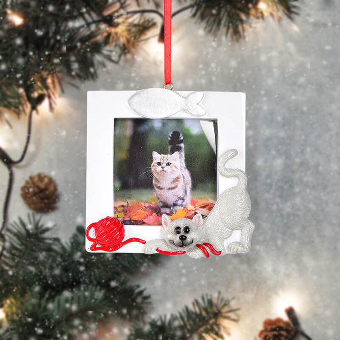 Personalized Christmas With Puppy photo Frame #61584