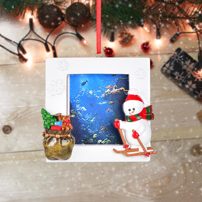 Personalized Christmas Snowman photo Frame #61591