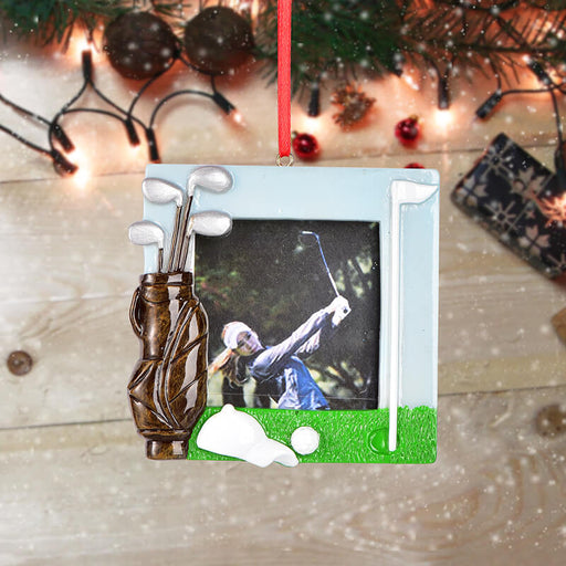Personalized Christmas Golf photo Frame #61592