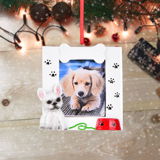 Personalized Christmas Bulldog photo Frame #61594