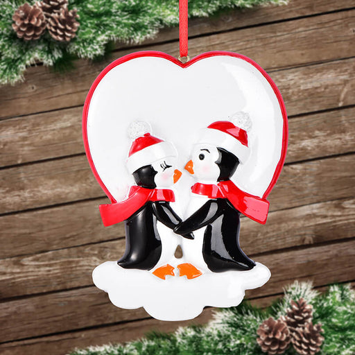 Penguin Couple Christmas Ornament #61606