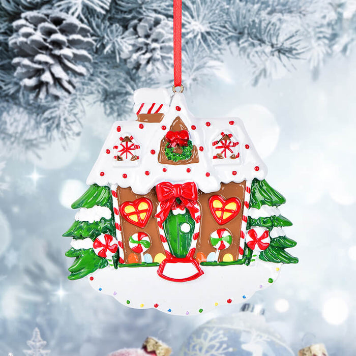 Christmas Gift House Ornament #61611