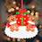 Bears and Gift of Christmas Ornament #61612