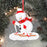 Personalized skiing snowman of  Christmas Ornament #61618