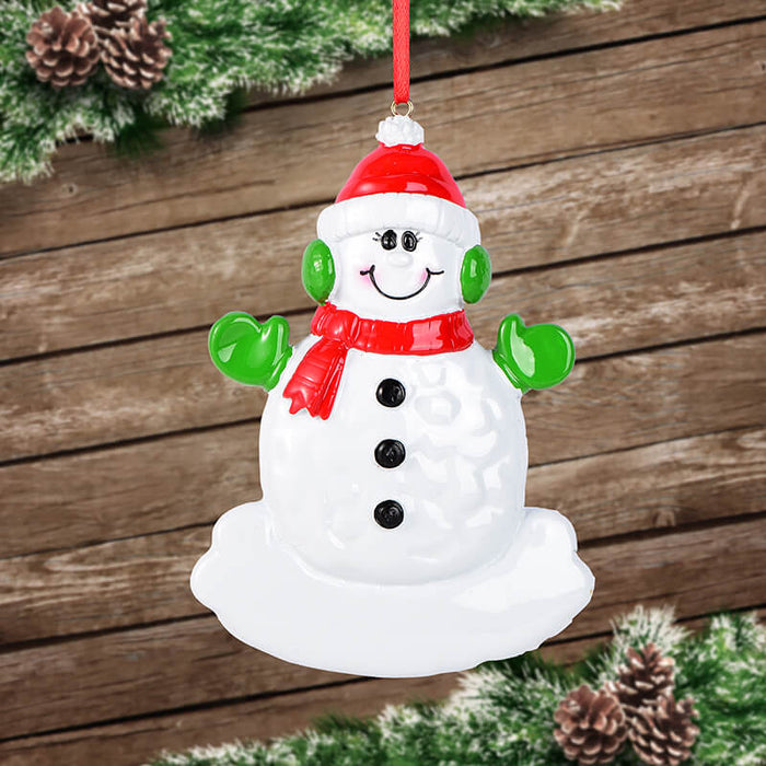 Snow Man of Family  Christmas Ornament #61630
