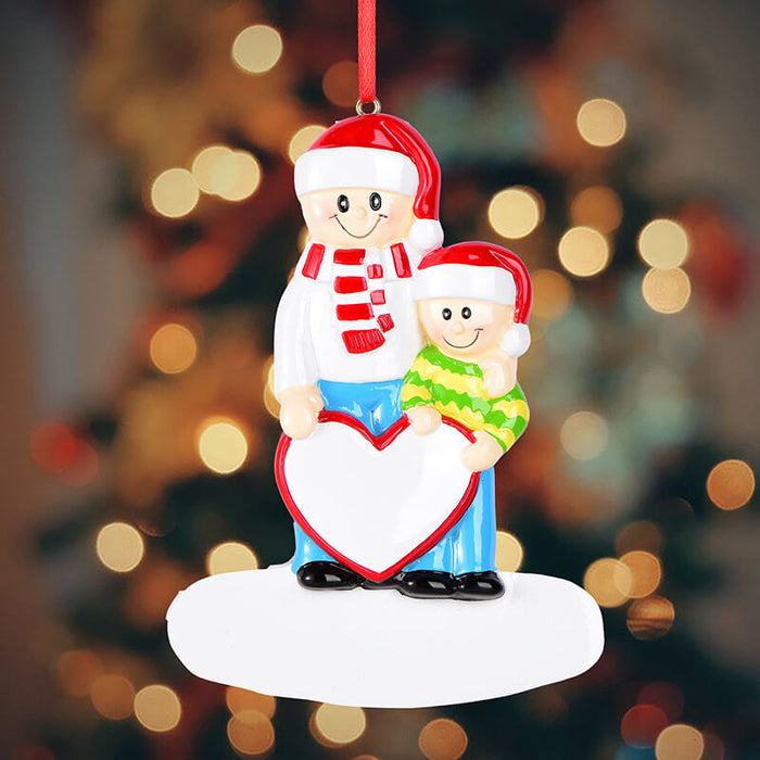 Single Family Christmas Ornament #61643