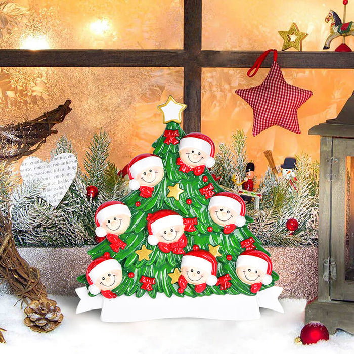 Christmas Tree  of Family Table Topper #62560-8