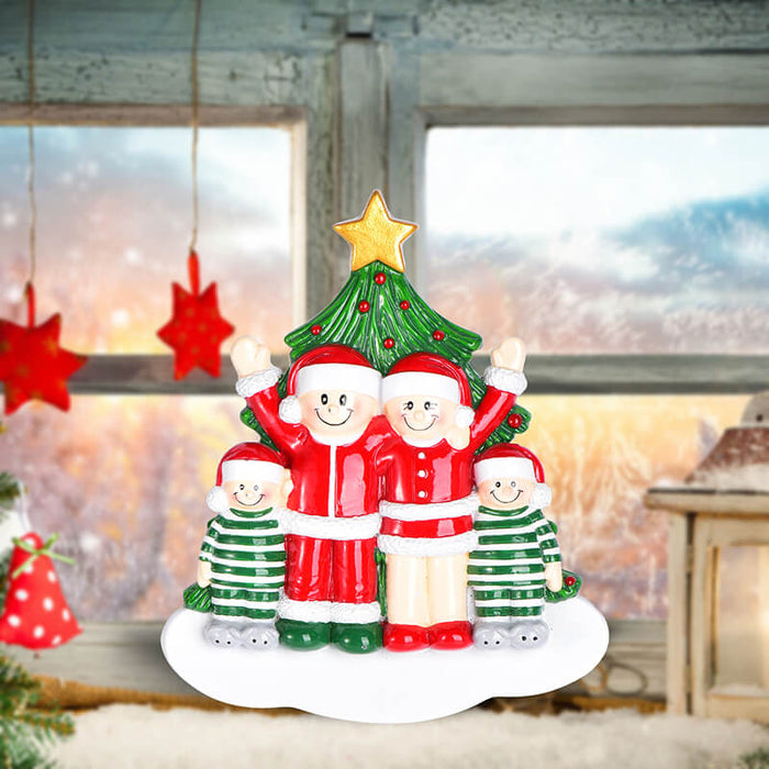 Christmas Tree  of Family Table Topper #62561-4