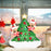 Christmas Tree  With Reindeer of Family Table Topper #62563-2