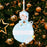 Baby with Xmas Ball Personalized Christmas Ornament 61576 - WholesaleOrnaments