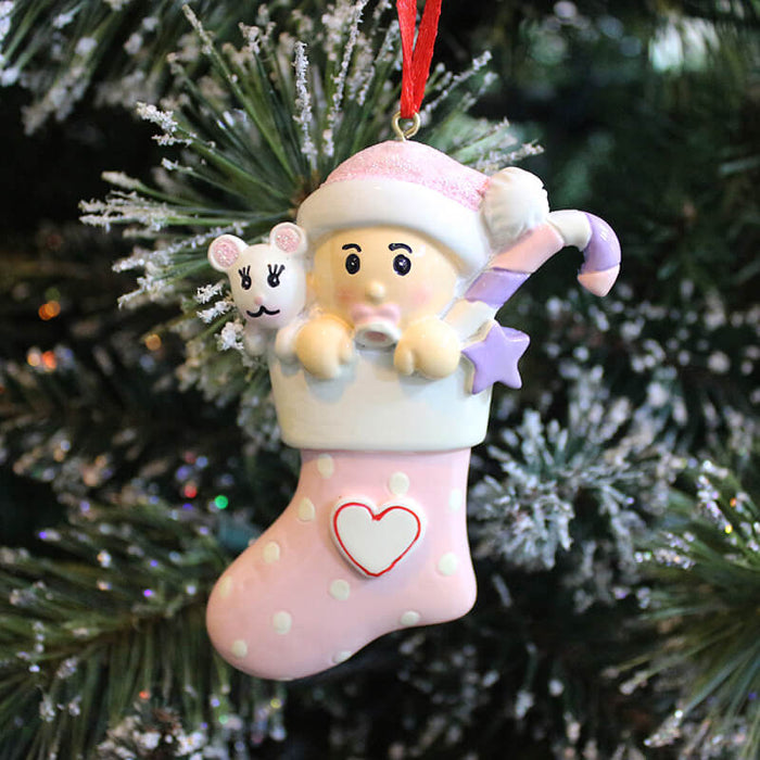 Baby's First Personalized Christmas Ornament 61252 - WholesaleOrnaments