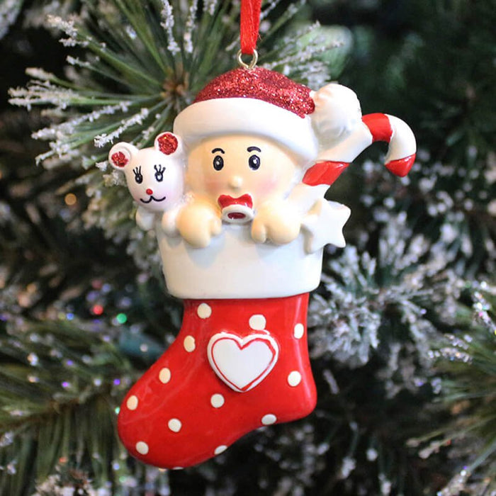 Baby's First Personalized Christmas Ornament 61252 - WholesaleOrnaments