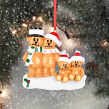 Brown Bear Of Family Christmas Ornament 61539 - WholesaleOrnaments