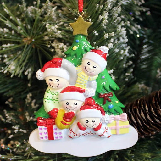 Christmas Tree and Gifts Of Family Christmas Ornament 61443 - WholesaleOrnaments